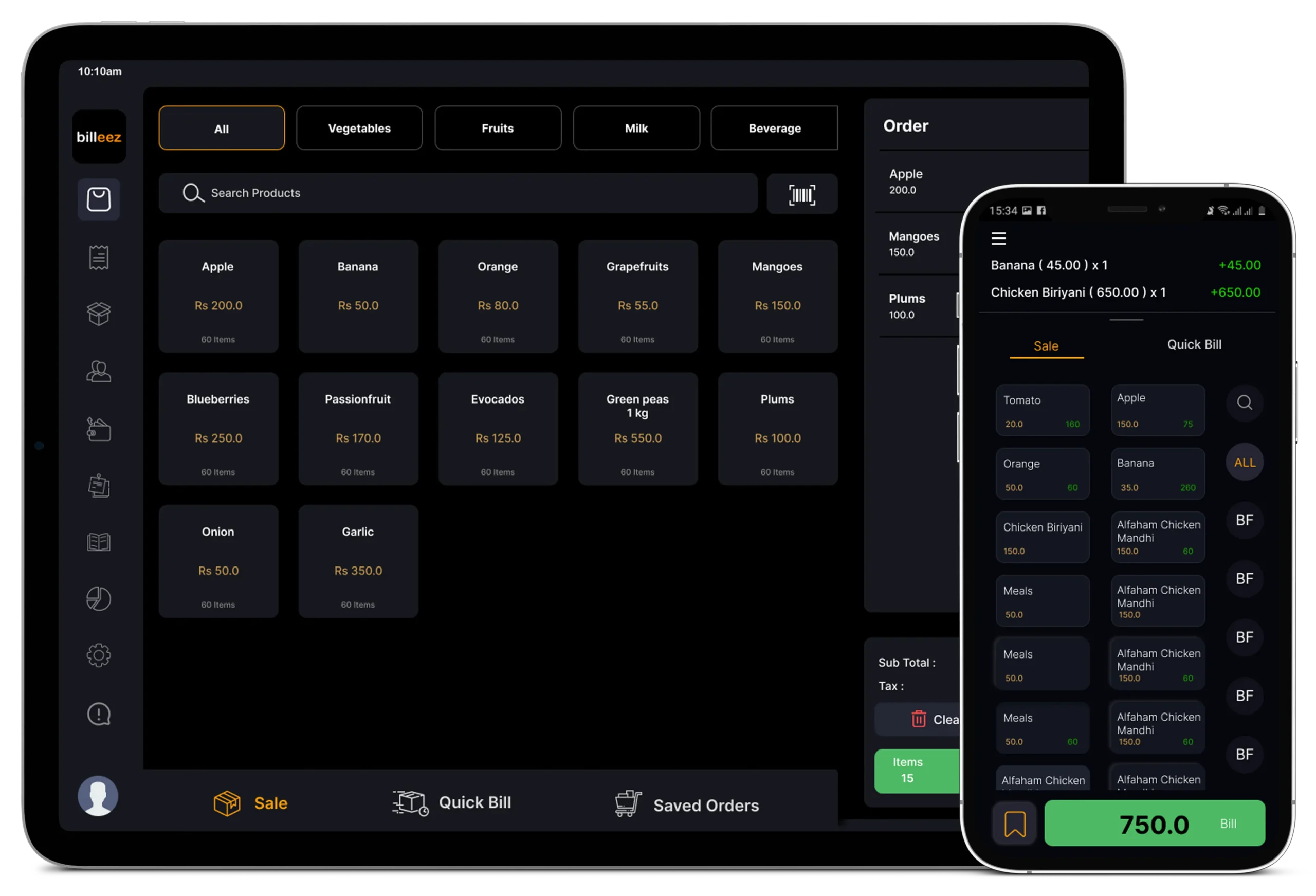 Billeez POS Software
